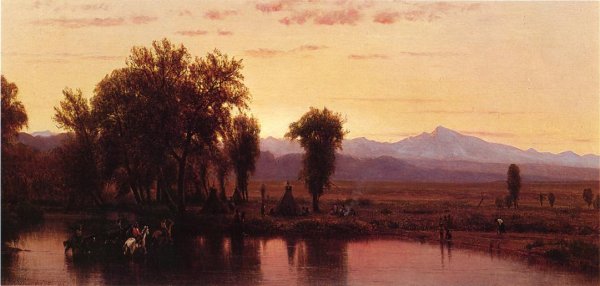 Indians Crossing the Platte River